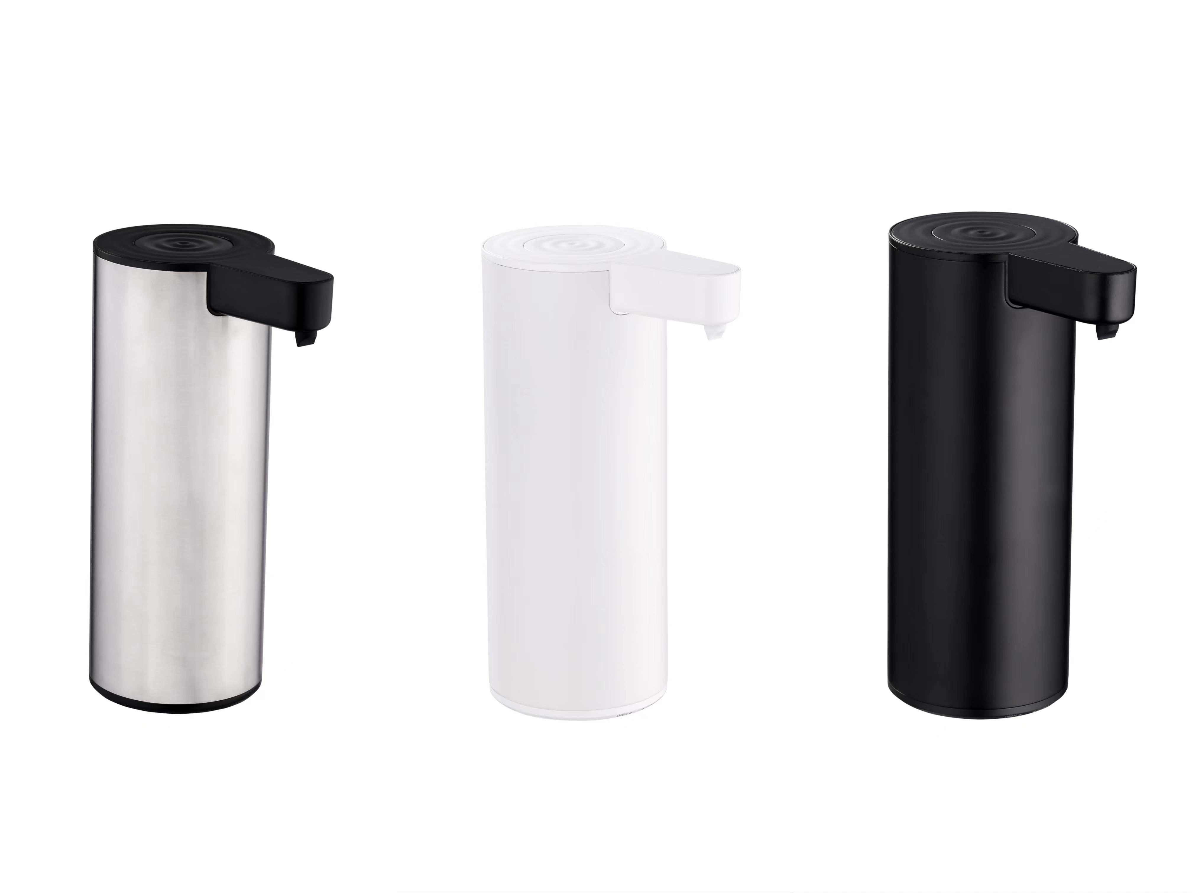ABS Plastic Countertop Touchless Hand Sanitizer Dispenser White Automatic Alcohol Gel Dispenser
