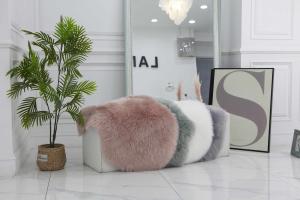 Quality Sheepskin Shag Rug Plush Faux Fur Rug Soft Modern 60*90cm Anti - Slip Suede wholesale