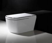 Quality Ceramic Electronic Bathroom Smart Toilet White Color Rimless Flushing Type wholesale