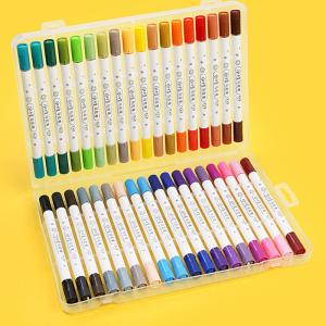 Quality Round Handle Alcohol Ink Twin Marker Pen 36 Color Painting wholesale