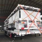 3 Axle Bulk Goods Transport Side Wall Trailer with Fuwa / BPW Axle and Steel