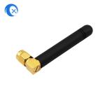 2.4G WiFi Right Angle SMA Male Connector High Gain 2dBi GSM Rubber Duck Antenna