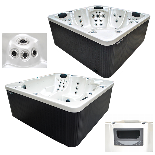 American Style Air Jets Whirlpool Bathtub Massage Hot Tub With Waterfall