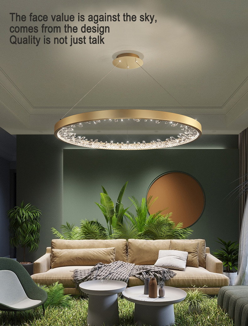 Modern Creative Crystal Chandelier Living Room Home Indoor Luxury Chandelier(WH-MI-402)