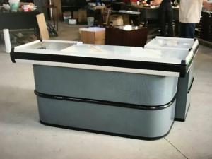 Quality Supermarket Restaurant Checkout Counter Cash Table With ISO / SGS / CE Passed wholesale