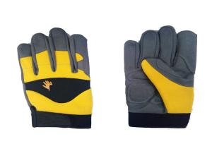 Quality Excellent Grip Mechanic Work Gloves , Customized Synthetic Leather Gloves wholesale