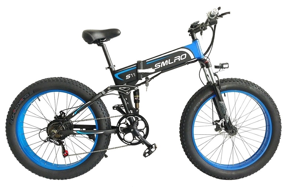 CE Certificate EU Quality 26x4.0 inch Fat Tire Folding E-Bike 1000W Motor 13AH Battery Electric Bike Drop Shipping Available