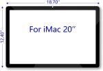 A1224 IMac Front Glass Panel 20inch 922-8514 475*315*2mm