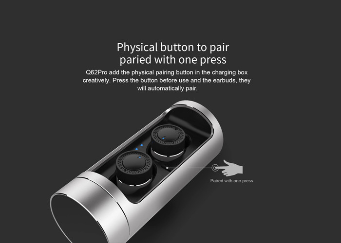 Noise Cancelling True Wireless Stereo Earbuds Mini Size 15 Hours Playtime