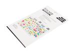 Custom Flocking Stickers Printing Service Neon Decorative Promotional Gifts