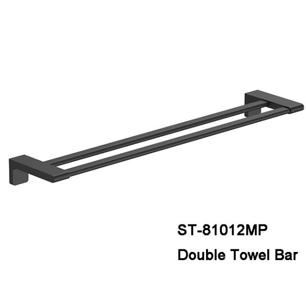 Hotel Bathroom accessories double towel bar stainless steel towel rail towel