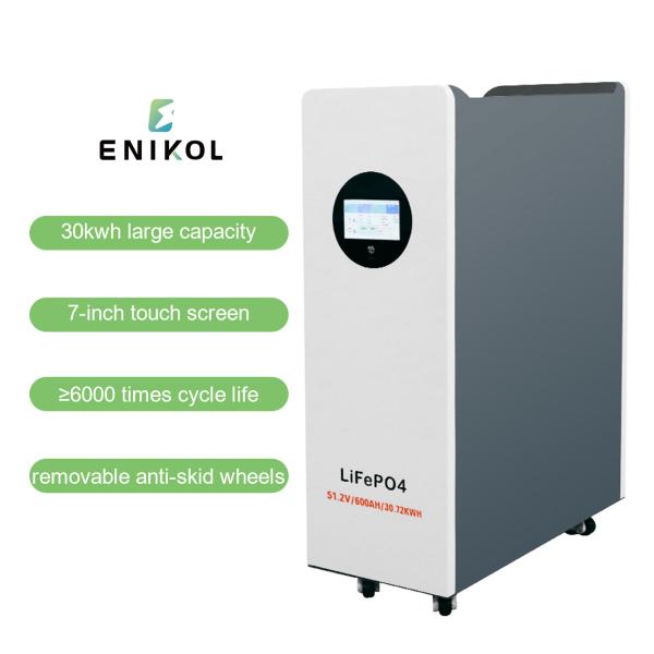 Home Energy Storage 51.2v 30kwh Lithium Battery 600ah 48V Solar Battery Pack
