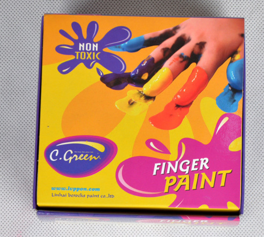 Non-toxic Finger Paint / Poster Paint 4 Colors, 6 Colors, 8 Colors set washable for kids diy painting water color paint