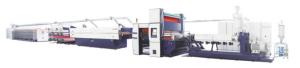 Quality SJMS PP Woven Bag Production Line , Polypropylene Bags Manufacturing Machine Equip 6M Oven wholesale