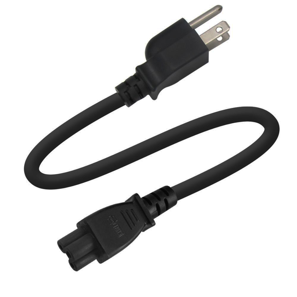 Universal AC UL Power Cord 2ft Length 60227 IEC C13 Female End