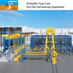 Dockable Type Production Line Manufacture Hot Dip Galvanizing Equipment Line