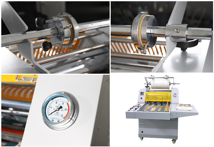 Hydraulic 170C 200mm Steel Roll Laminating Machines Industrial Use