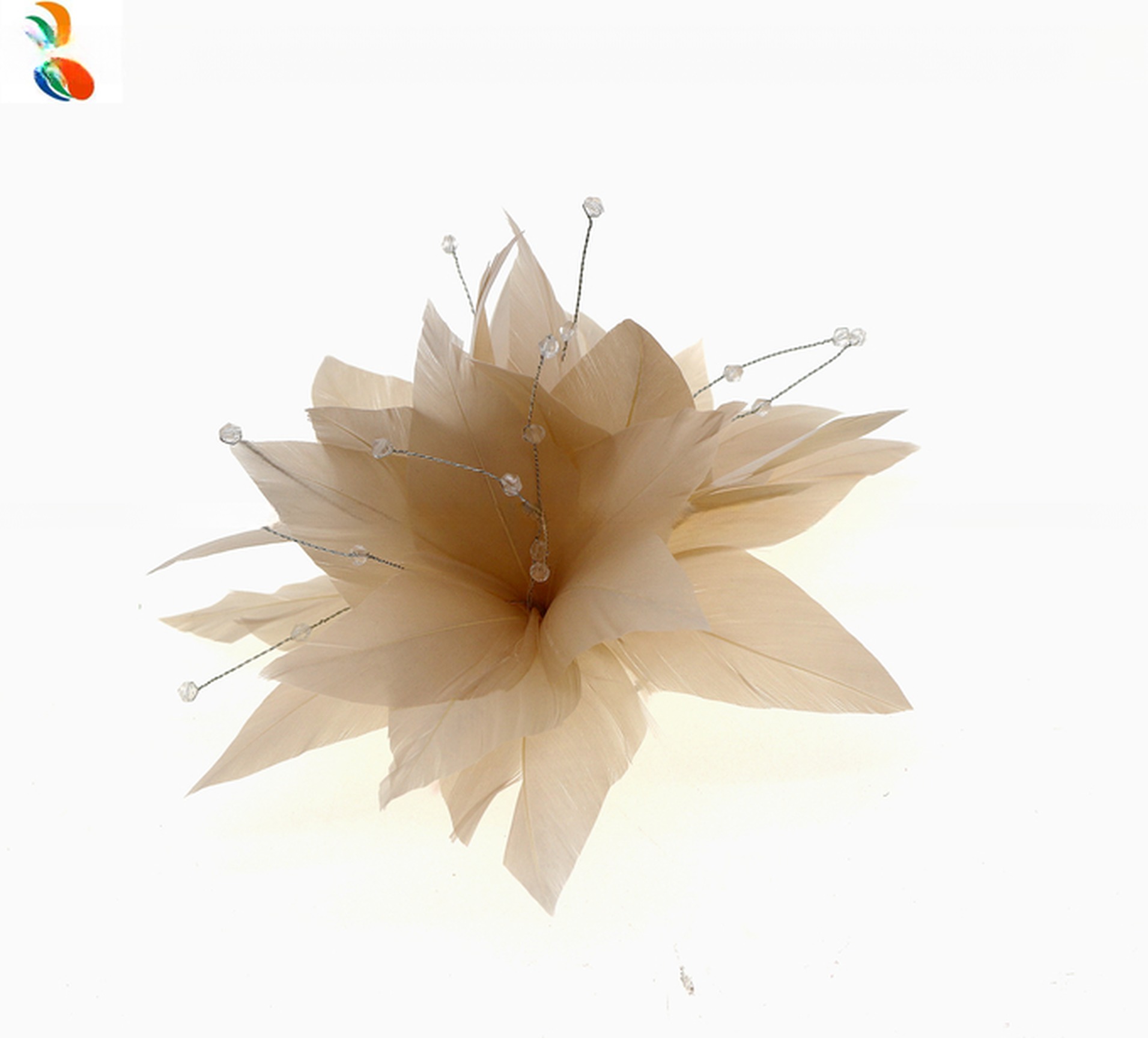 15*30 CM Goose Feather Flower Mount with Wire Accessory Shipping DHL UPS FEDEX EMS TNT