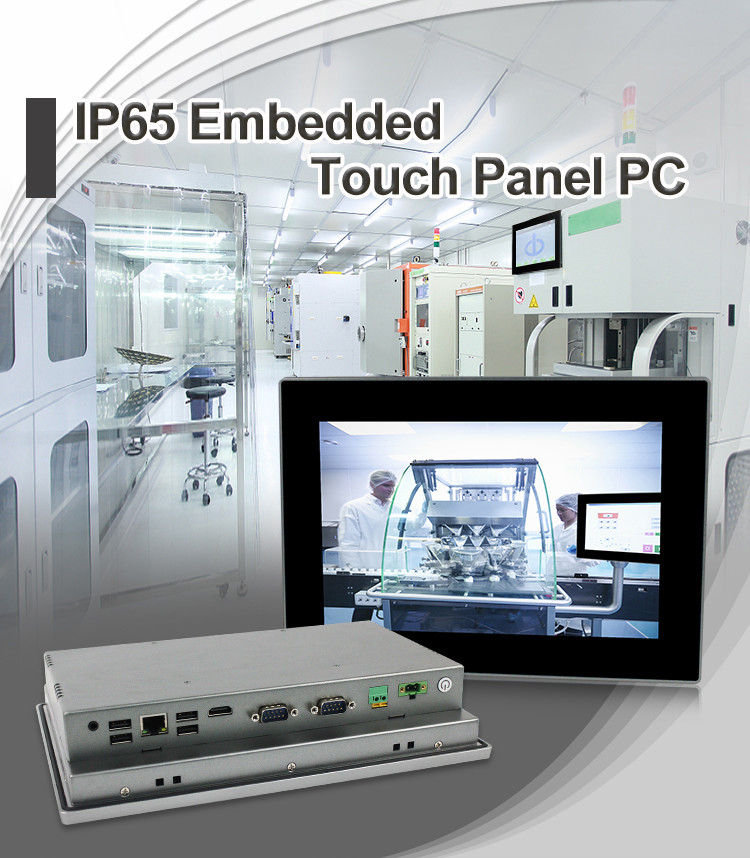 Desktop RK3288 2*RS232 Android Wall Mount Touch Screen 10" Size