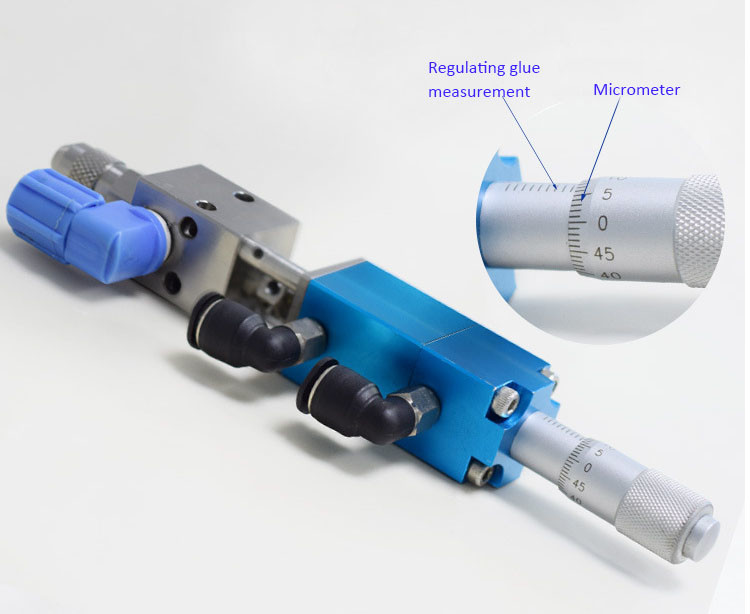 Double Acting Thimble Dispensing Valve Adjustable Micro Dispensing Valve