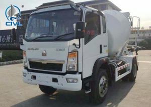 Quality 4X2 Light Cement Mixer Truck 4cbm Howo Concrete Mixing Truck 130hp wholesale