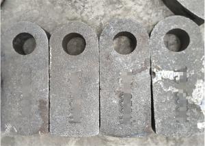 China Mining Industry Hammer Crusher Spare Parts High Manganese Steel Hammers on sale