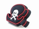 Soft Plastic Black Capatan Rubber Kids Furniture Knobs PVC Cupboard Knobs