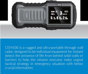 Quality Through Wall Radar With 4 Hours Battery Working Time wholesale