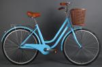 EN standard steel 26 inch OL retro city bike for lady with Shimano 7 speed with