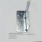 Galvanized Steel Split Joist Hangers Structural Connectors 6" Face Mount 16