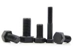 Grade 4.8 Black Partial Thread Hex Head Bolts ISO 4014