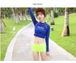 Korean Swimwear Women Bikini Guard Clothes Surf Wear Split Swimming Suit