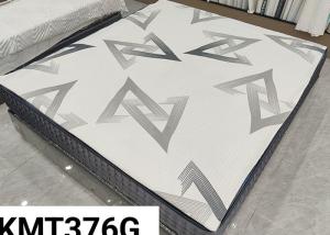 Quality Breathable Knitted Polyester Fabric 230CM Jacquard Mattress Fabric wholesale