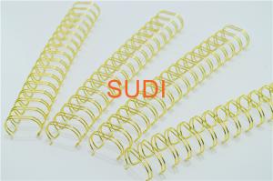 Quality Calendar Gold Coated 34.9mm Coil Book Binding wholesale