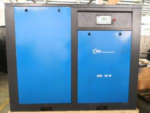 Quality Blue Oil Injected Rotary Screw Compressor , Horizontal Air Compressor 15-60hz wholesale