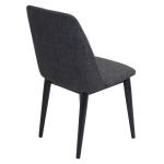 Powder Metal Leg Fabric 560mm 820mm Modern Leisure Chair