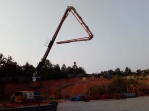 Quality Electric Concrete Placement Boom / High Efficiency Boom Pressure Concrete Machine wholesale