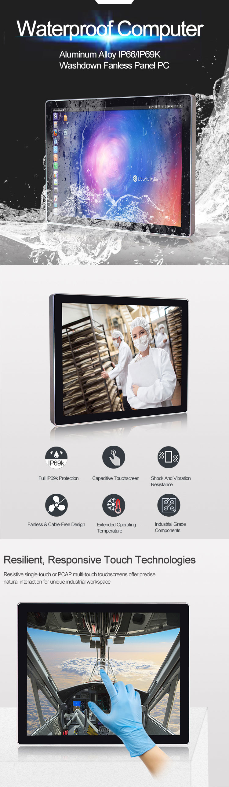 I5 Rugged Touch Screen Pc
