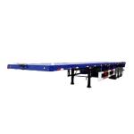 Flatbed 40 Foot Tri Axle Flat Deck Trailer Trailer-Container