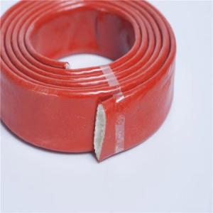 Quality High Temperature Silicone Coated Fiberglass Sleeving Silicone Cable Sleeve wholesale