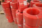 Red Color Textile Industry Polyurethane Round Belt , PU Urethane Drive Belts