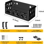 BBQ Accessories Storage Box with Magnetic Tool Holder Paper Towel Holder for 28"