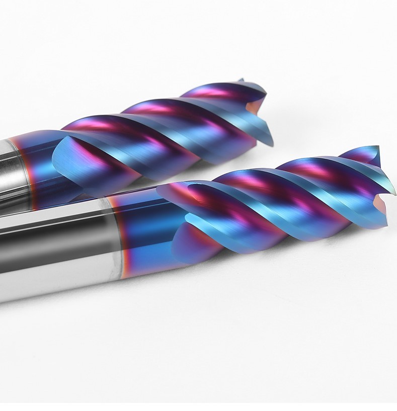 Tungsten Carbide Flat Milling Cutter With Nano Coating For Steel Processing Solutions