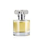 Clear Short Round Spray Pump Glass Perfume Bottle 50ml