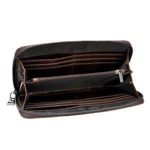 Quality Minibook Credit Leather Wallet with Long Zipper Luxury Handbags wholesale
