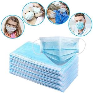 Quality Soft 3 Ply Disposable Mask / Non Woven Face Mask With Elastic Ear Loop wholesale