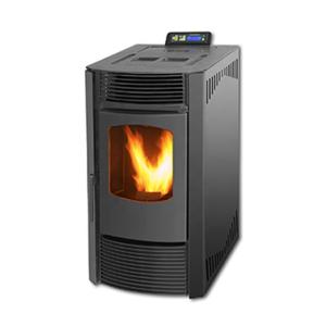 Quality Cast Iron Wood Pellet Stove 50Hz 230V 20KG Hopper Capacity wholesale