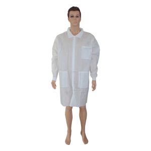 Quality Polypropylene Dental Disposable Lab Coats With Kimono Style 20-60gsm wholesale