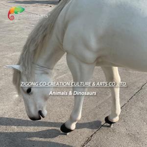 Quality Realistic Animatronic Horse Sculpture With Lifelike Motion For Outdoor Exhibits wholesale