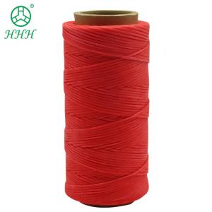 Quality 210D/16 High Tenacity 200M Flat Polyester Waxed Thread 1mm For Shoes Sewing Leather wholesale